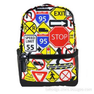 Poly Cool Print Backpack, Travel Bags, Sports Bag (HS392)